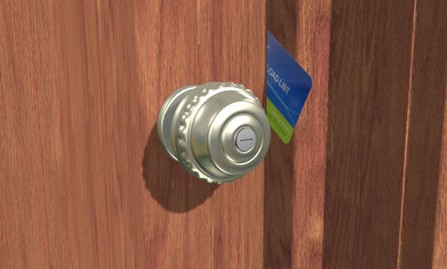 open locked door credit card